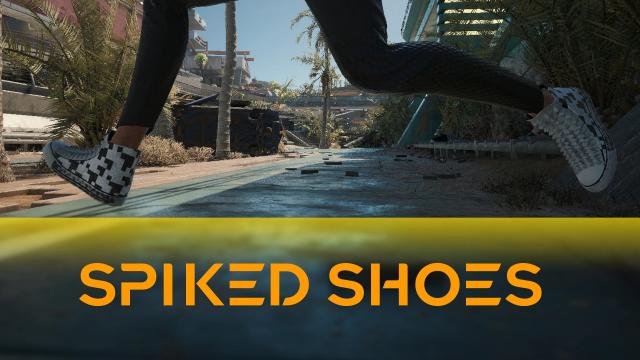 Spiked Shoes for Female V (Archive.XL) for Cyberpunk 2077