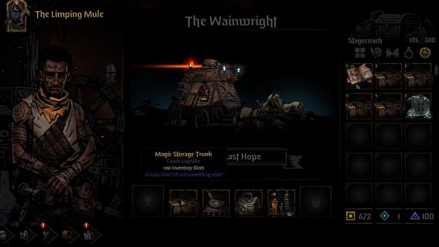 Stagecoach - Increased Inventory Space for Darkest Dungeon 2