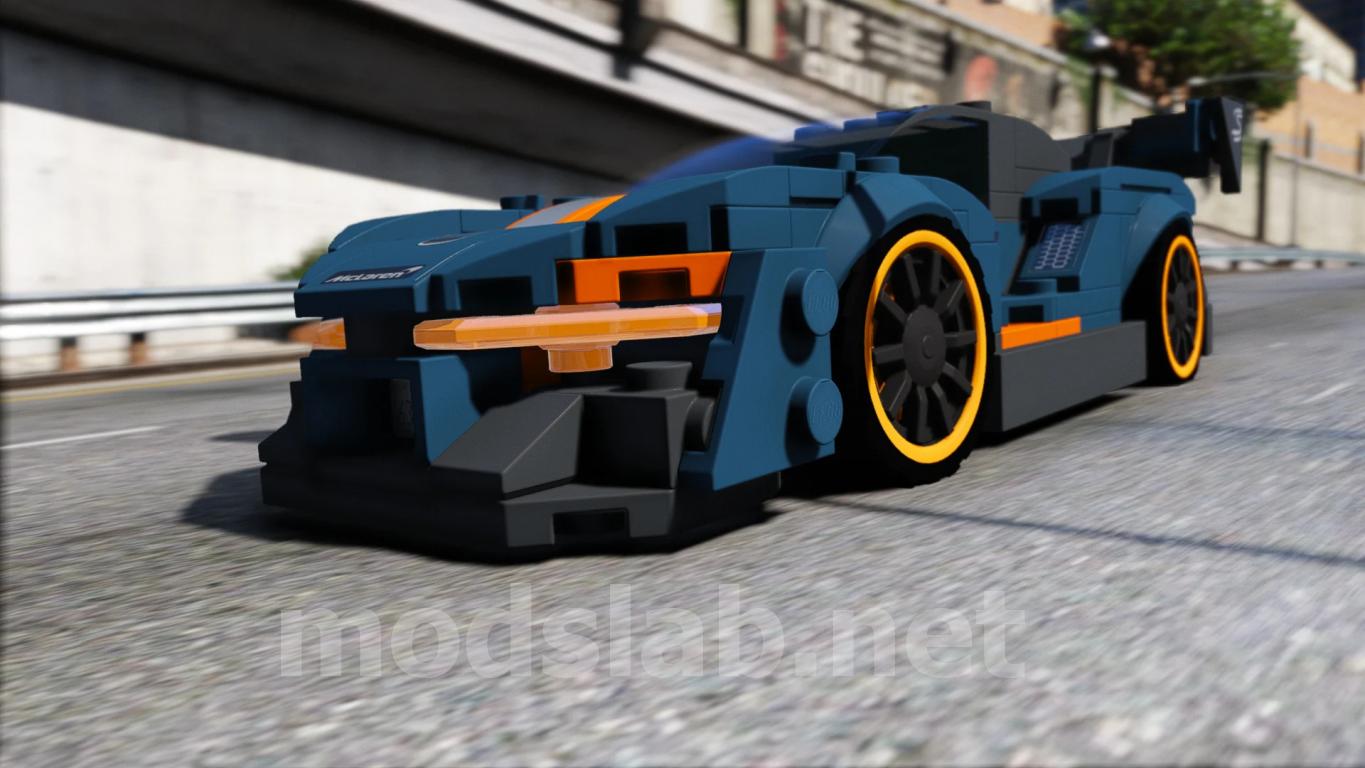 Скачать LEGO Mclaren Senna 2019 [Add-On / Replace | Template | OIV] для GTA  5