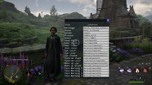 Character Editor for Hogwarts Legacy