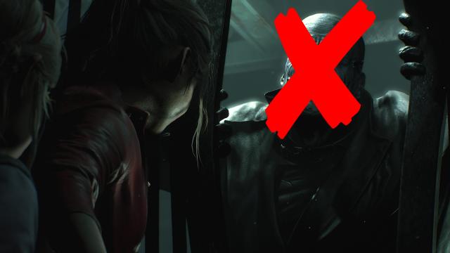 X no more for Resident Evil 2