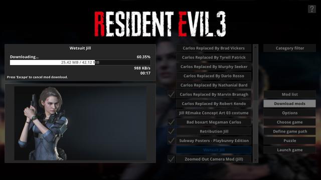 Fluffy Manager 5000 for Resident Evil 3