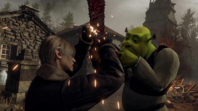 Shrek (Chainsaw Demo) for Resident Evil 4 Remake