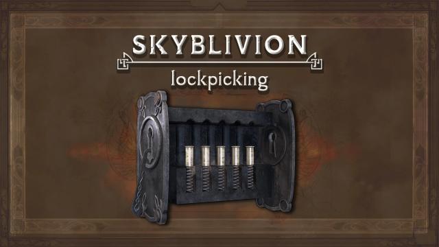 Skyblivion Lockpick menu