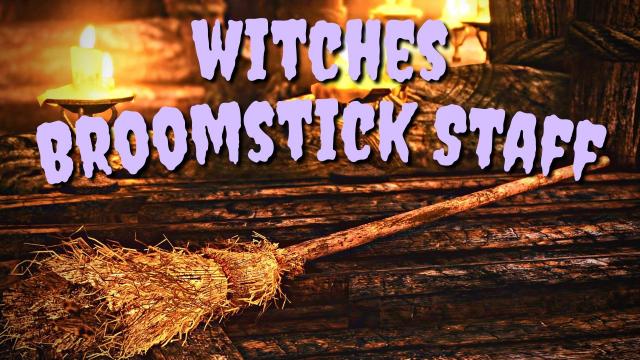 Witches Broomstick Staff - A Halloween Mod