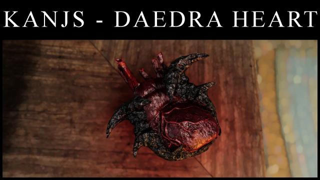Kanjs - Daedra Heart Animated and Beating Motion for Skyrim SE-AE