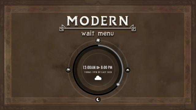 Modern Wait Menu
