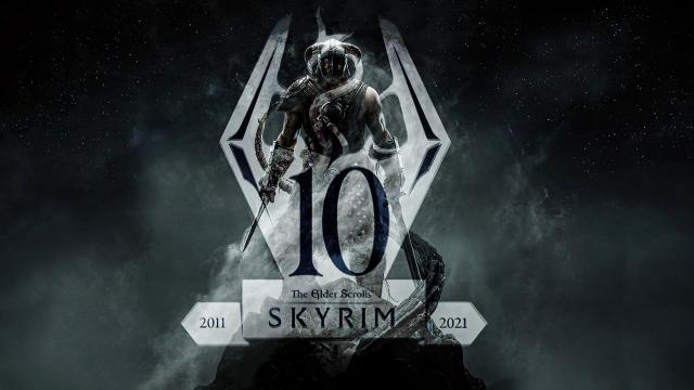 Anniversary Main Menu for Skyrim SE-AE