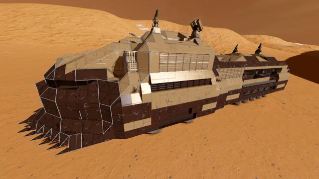 Desert train for Space Engineers