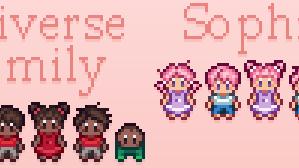 Babies Take After Spouse Plus New Toddler Hair and Clothes for Stardew Valley