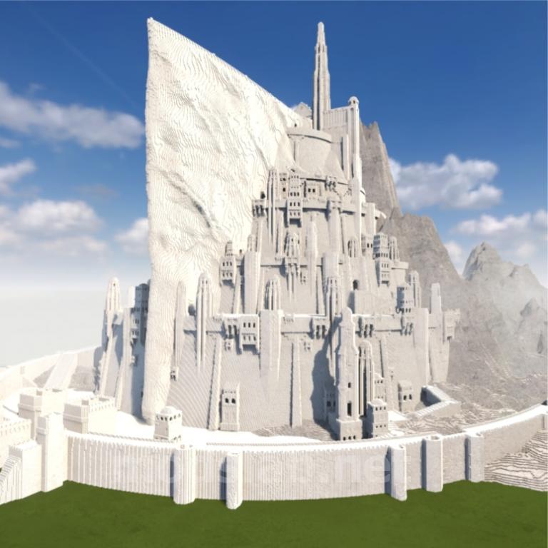 Minas Tirith - Capital of Gondor Minecraft Map