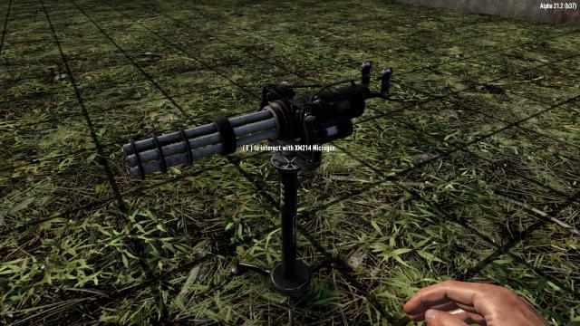 Mounted Minigun для 7 Days to Die