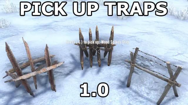 Pick up spike and barbwire traps (1.0)