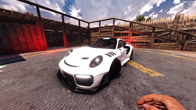 Porsche 911 GTR SR для 7 Days to Die