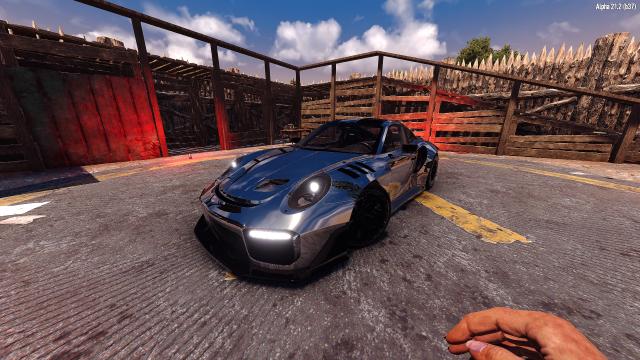 Porsche 911 GTR SR для 7 Days to Die