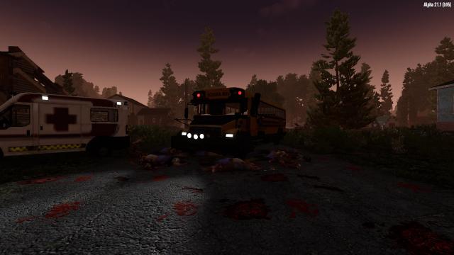 Apocalyptic School Bus для 7 Days to Die