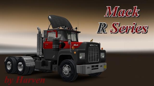 Mack R Series Crane Truck for American Truck Simulator