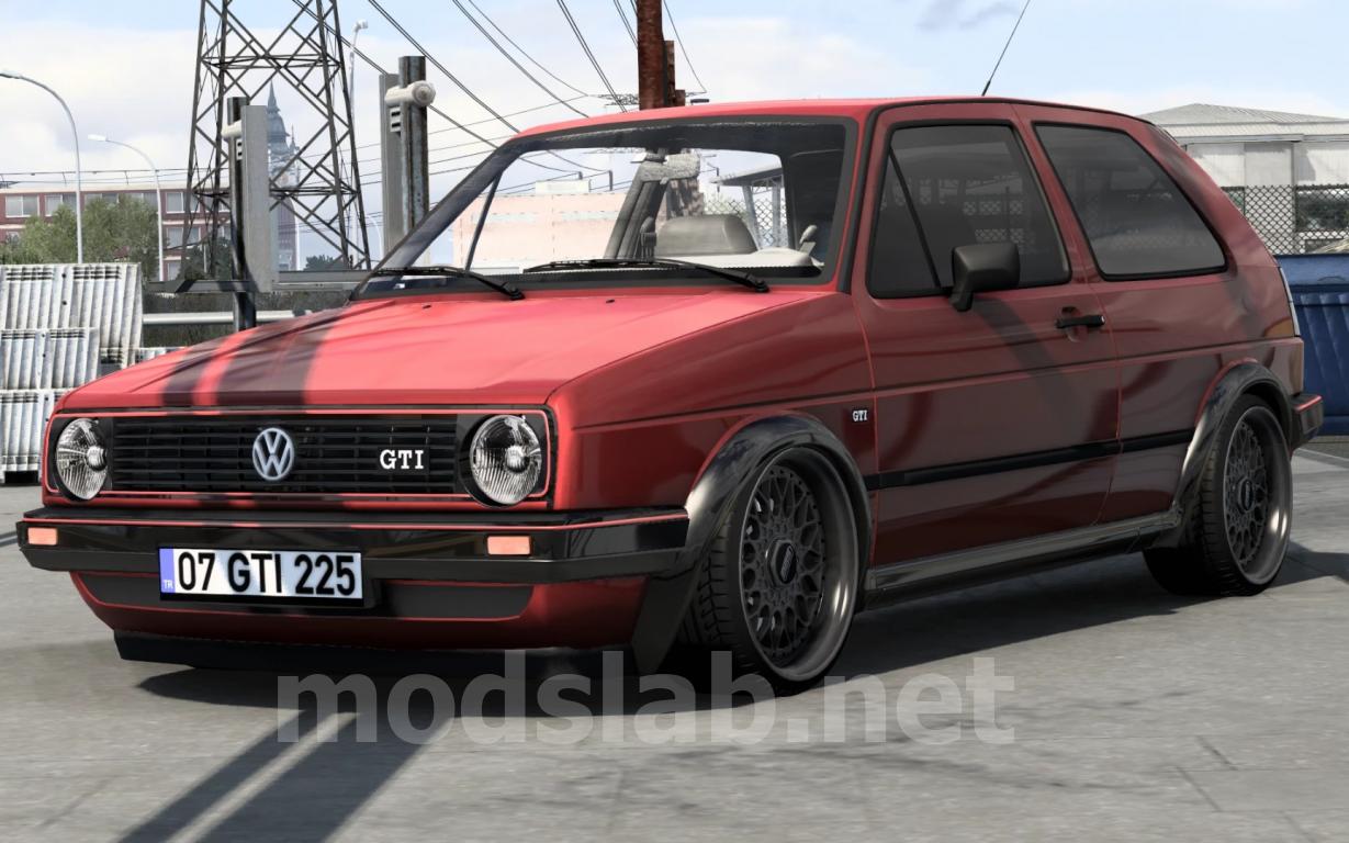 Скачать Volkswagen Golf GTI MK2 для American Truck Simulator