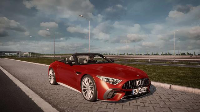 Mercedes SL63 AMG 2023 for American Truck Simulator