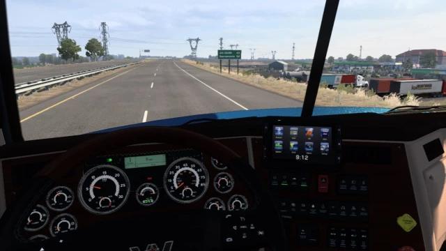 WS 5700 XE dashboard computer + GPS для American Truck Simulator