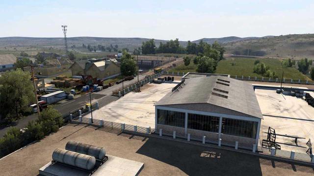Rock River Yard для American Truck Simulator