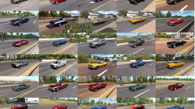 Classic AI Traffic Pack for American Truck Simulator