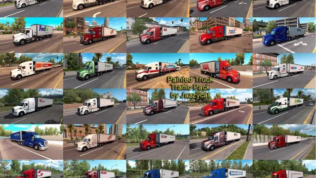 Painted Truck Traffic Pack