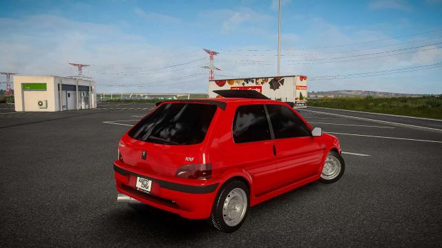 Peugeot 106 Rallye S2 для American Truck Simulator