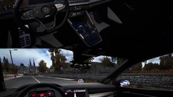 Volkswagen Golf 8 R Line для American Truck Simulator