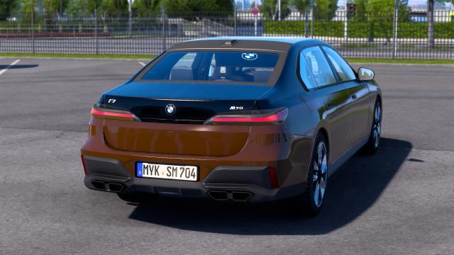 BMW i7 M70 2024 for American Truck Simulator