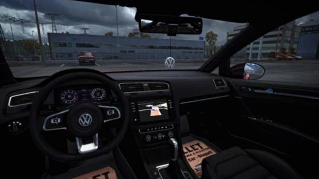 Volkswagen Golf R Line 7.5 2018 для American Truck Simulator