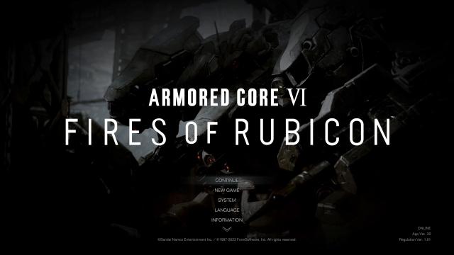 All Complete Save Game File for Armored Core™ VI Fires Of Rubicon™