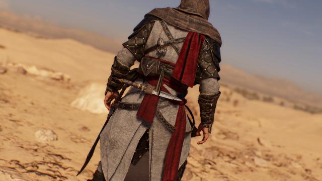 Basim Valhalla Costume Matching Red cloth for Assassin's Creed Mirage