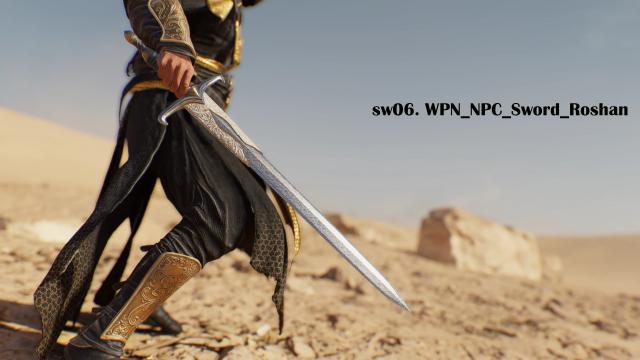 IbSarp Npc Weapons Mesh Swaps для Assassin's Creed Mirage