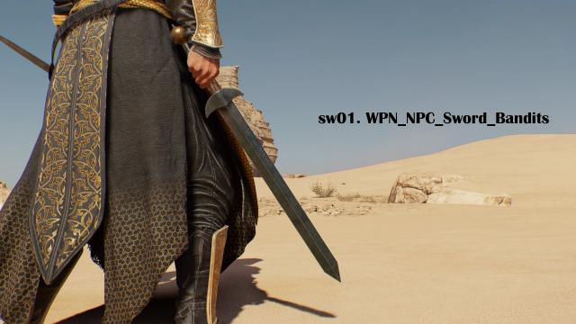 IbSarp Npc Weapons Mesh Swaps для Assassin's Creed Mirage