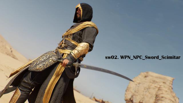 IbSarp Npc Weapons Mesh Swaps для Assassin's Creed Mirage