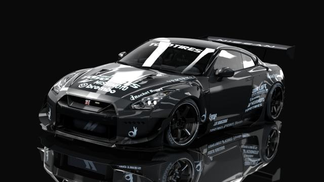 Nissan GT-R35 Rocket Bunny for Assetto Corsa