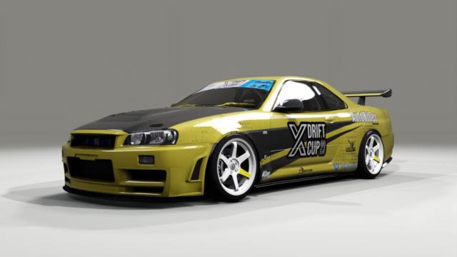 Nissan Skyline R34 XDC23 for Assetto Corsa