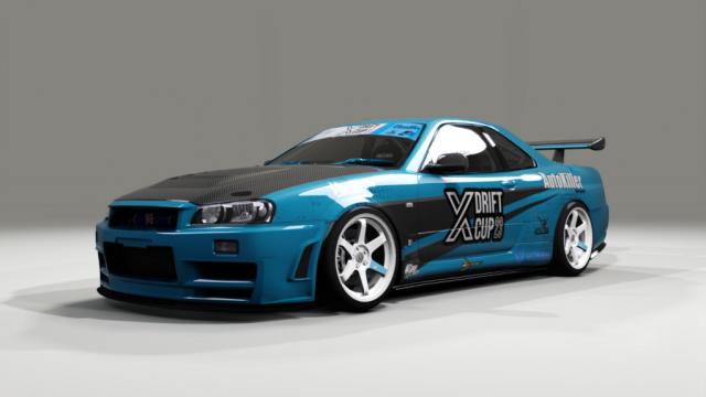 Nissan Skyline R34 XDC23 for Assetto Corsa