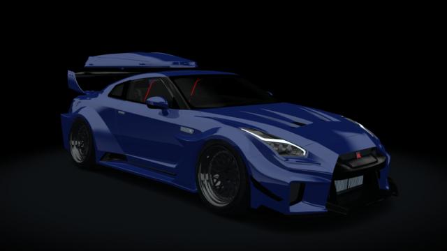 Nissan GT-R Liberty Walk Silhouette Roofbox для Assetto Corsa
