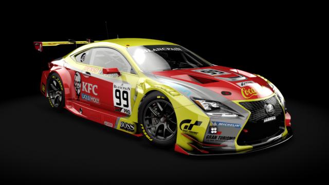 Lexus RC F GT3 ACC for Assetto Corsa