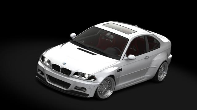 Overpass Visuals BMW M3 E46 Pandem Street for Assetto Corsa