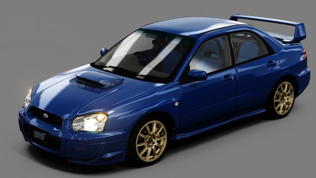 Subaru Impreza Sedan WRX STi (GDB-E) для Assetto Corsa