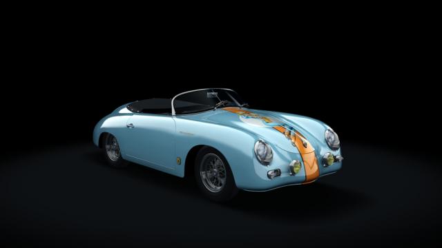 Porsche 356 A Speedster Race Car for Assetto Corsa