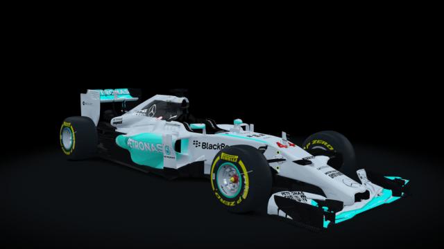 F1 2014 Mercedes F1 W05 Hybrid for Assetto Corsa