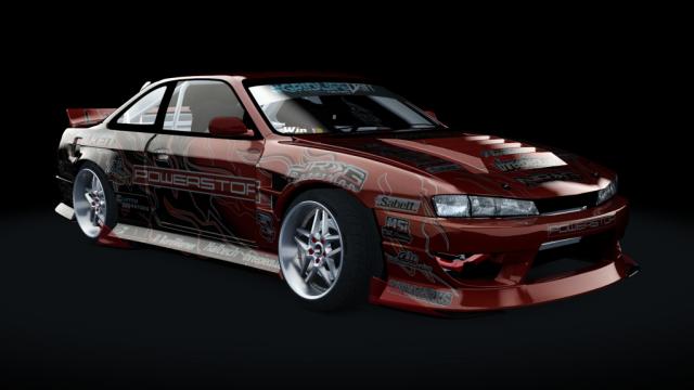 CS Nissan S14 RB25DET Litteral для Assetto Corsa