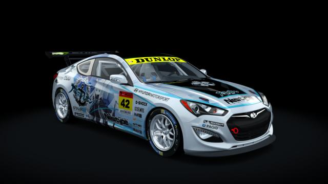 Hyundai Genesis Coupe GT4 for Assetto Corsa