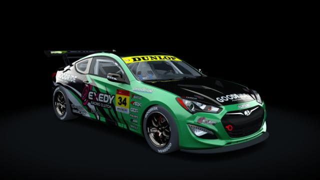 Hyundai Genesis Coupe GT4 for Assetto Corsa