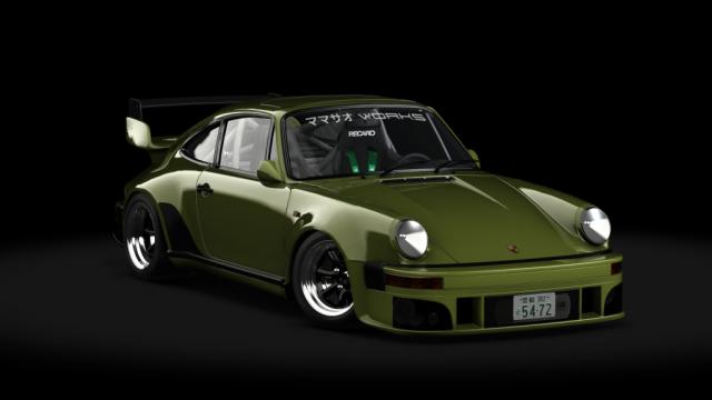 湾岸 Porsche 930 Turbo Mamasao Works for Assetto Corsa