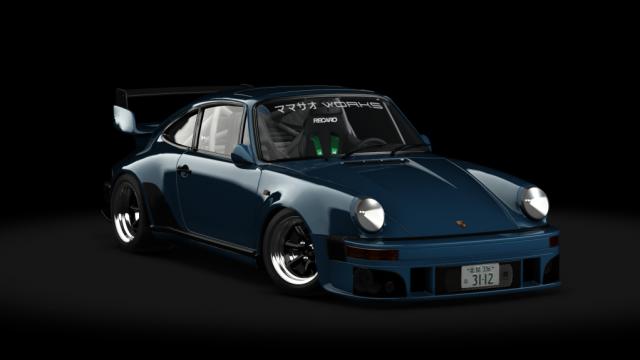 湾岸 Porsche 930 Turbo Mamasao Works for Assetto Corsa